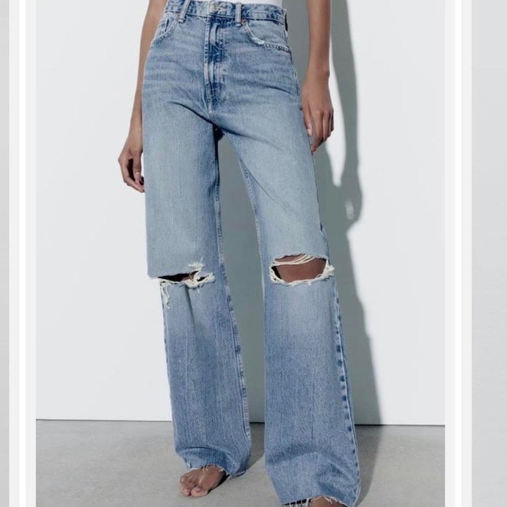 Zara wide leg jeans